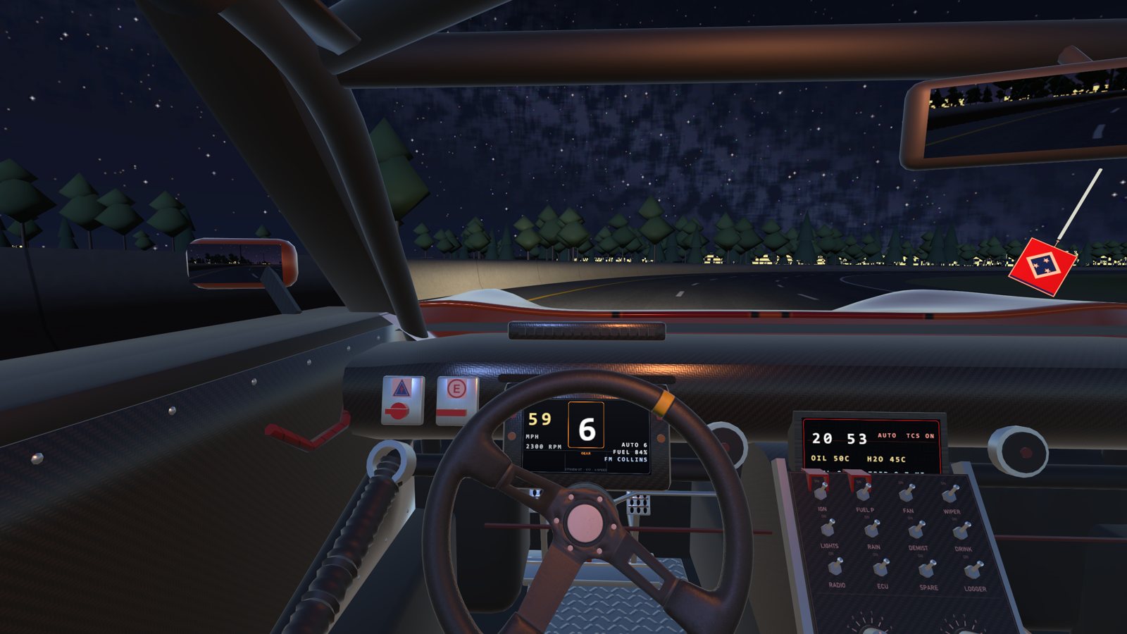 Night driving on I-630