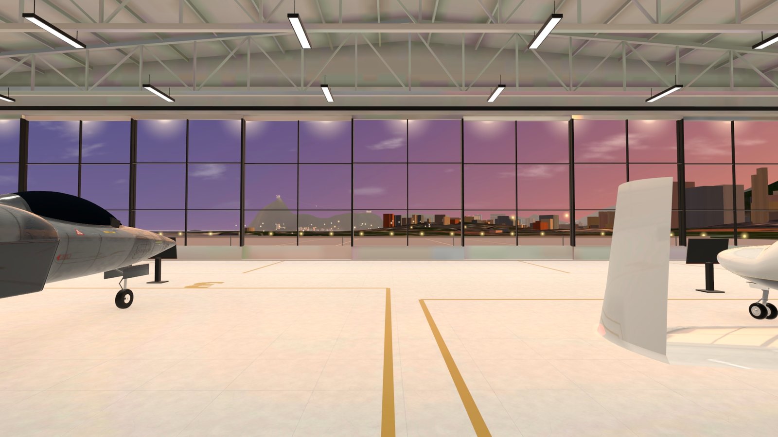 Your glass hangar facing the Sugarloaf