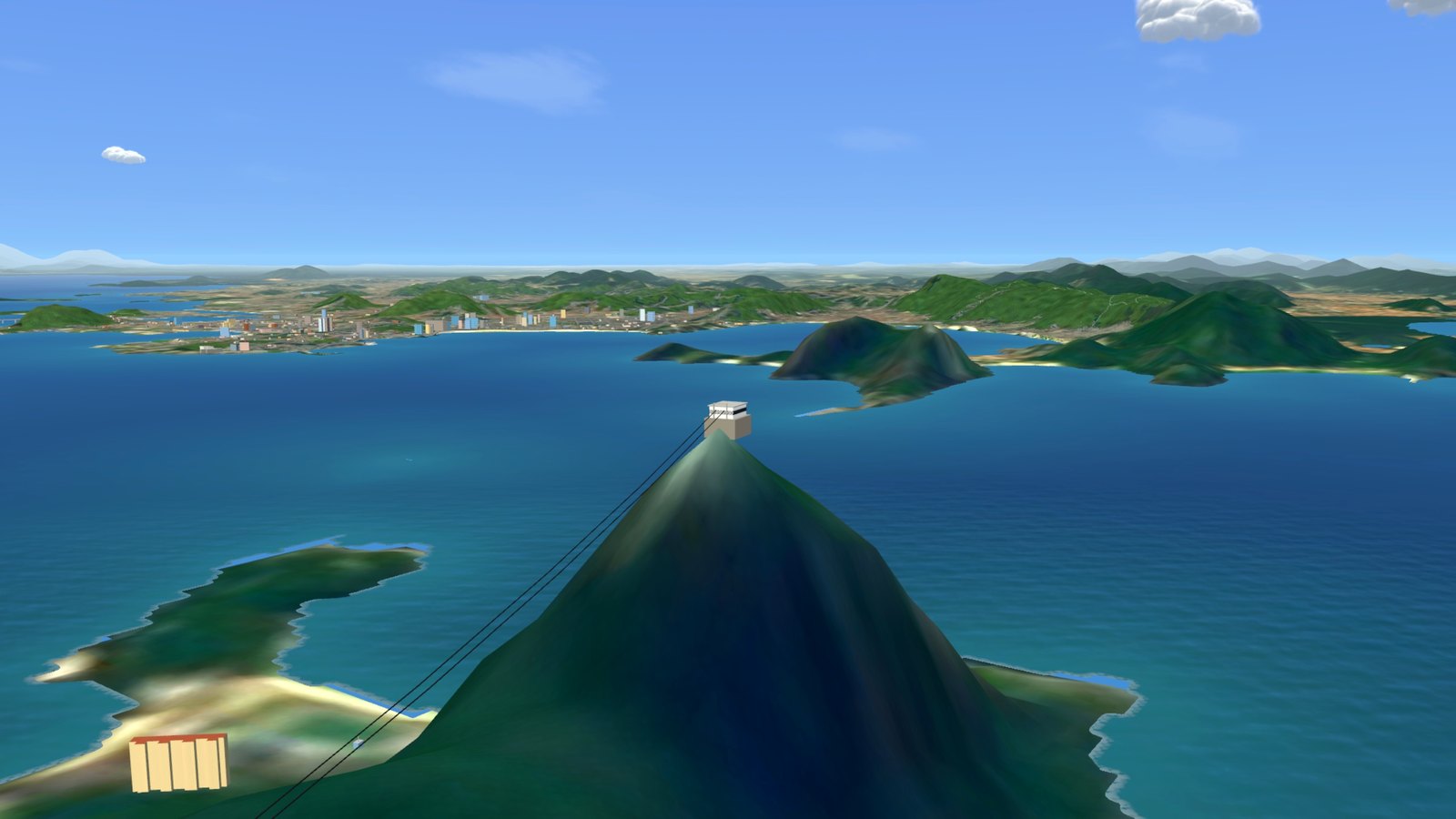 Christ the Redeemer from the air