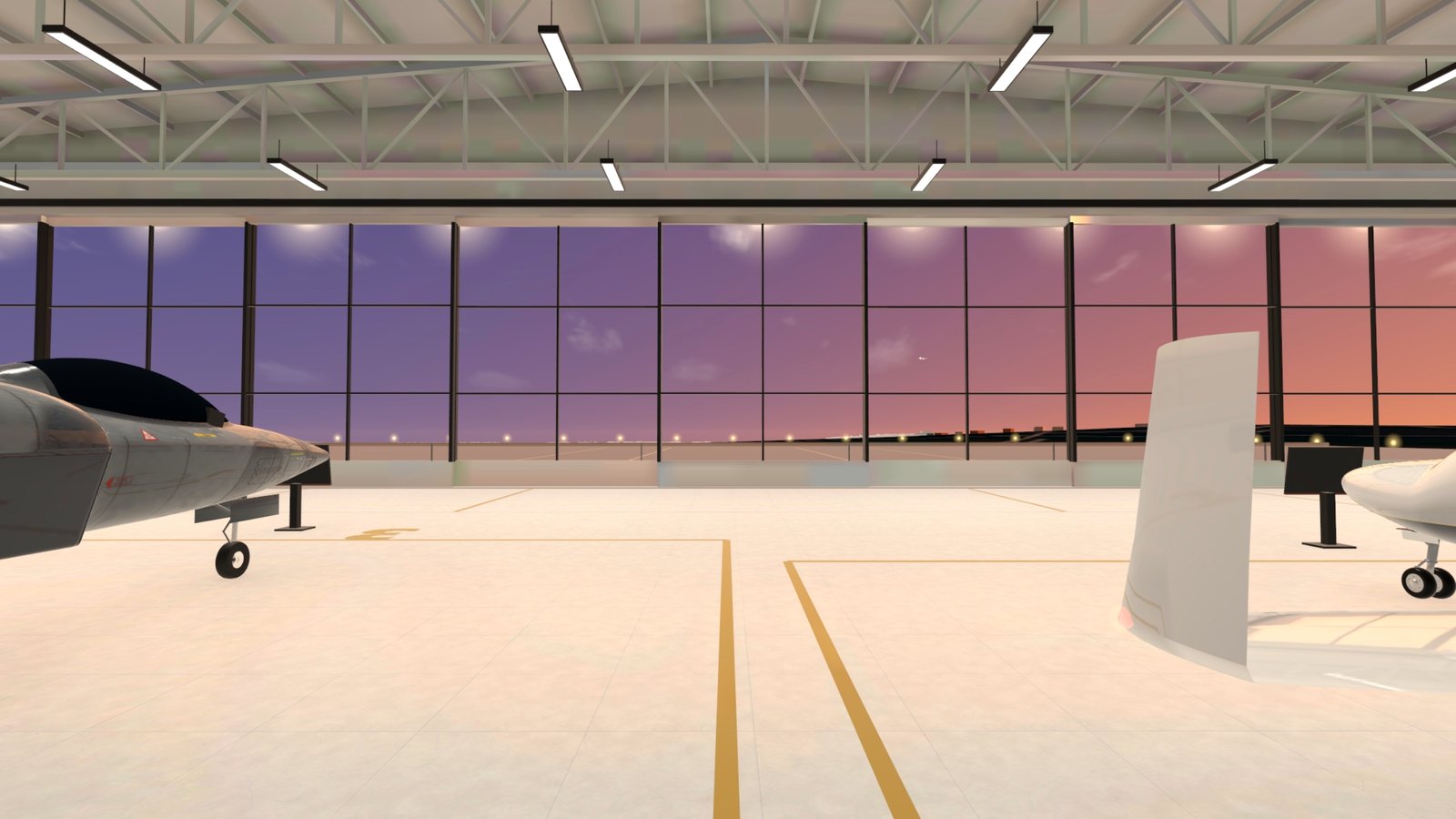 Your glass hangar on Ounasvaara, the town through the glass