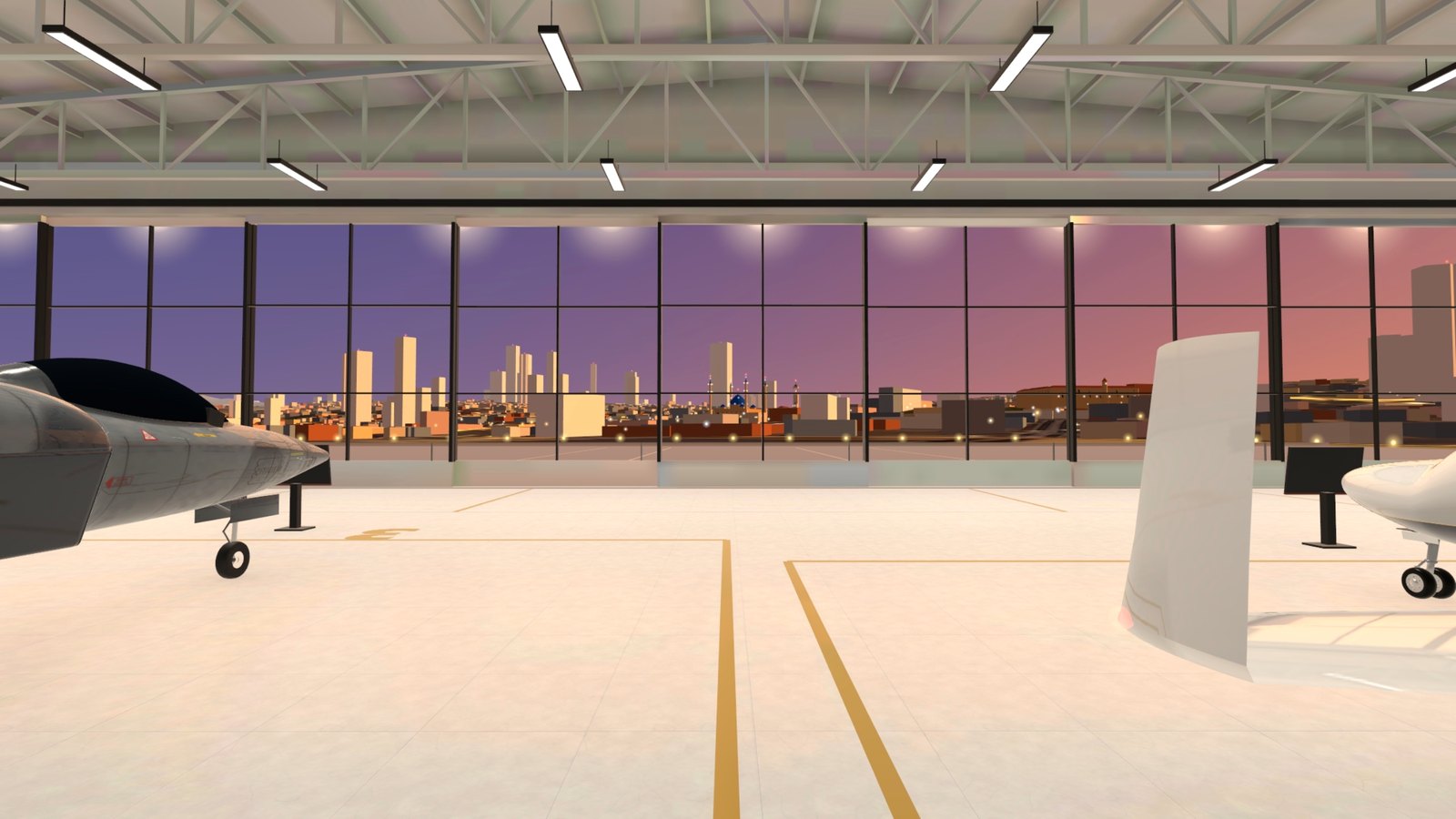 Your glass hangar on the Beirut waterfront, the city through the glass