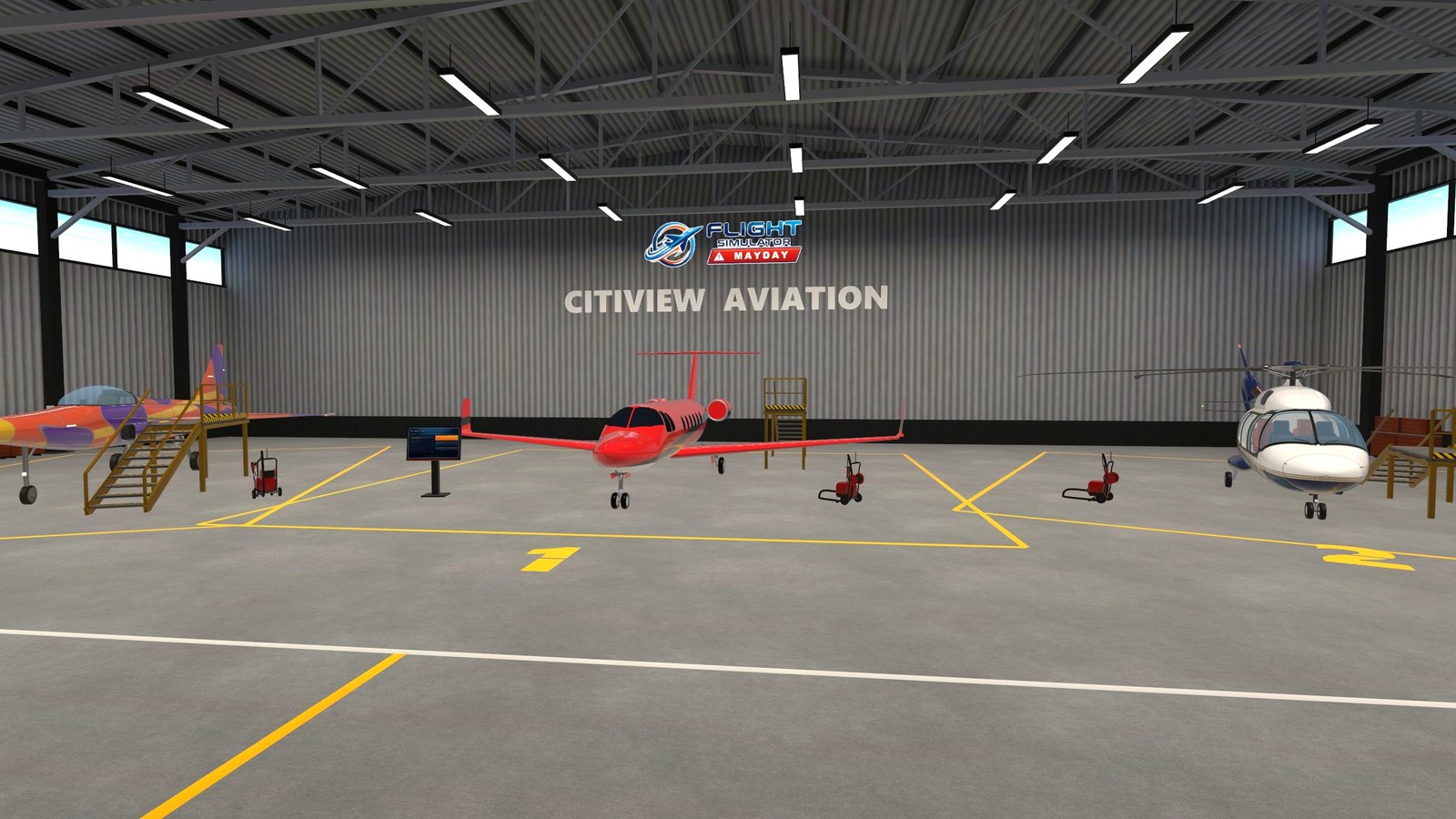 Your own hangar: the jet, the helicopter and the fighter