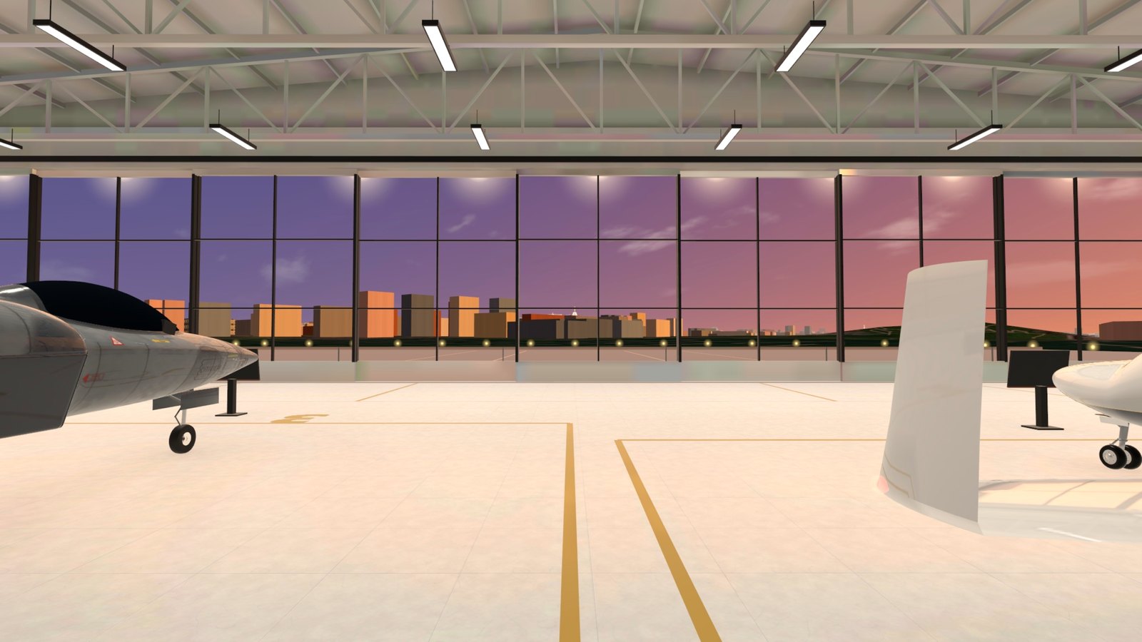 Your glass hangar by the Vistula, the city through the glass