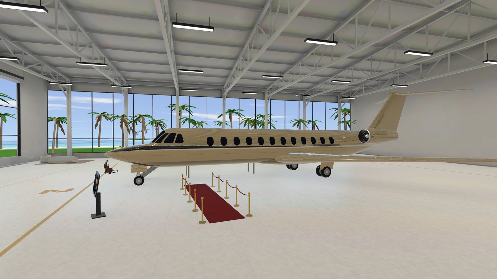 Your private hangar with two jets