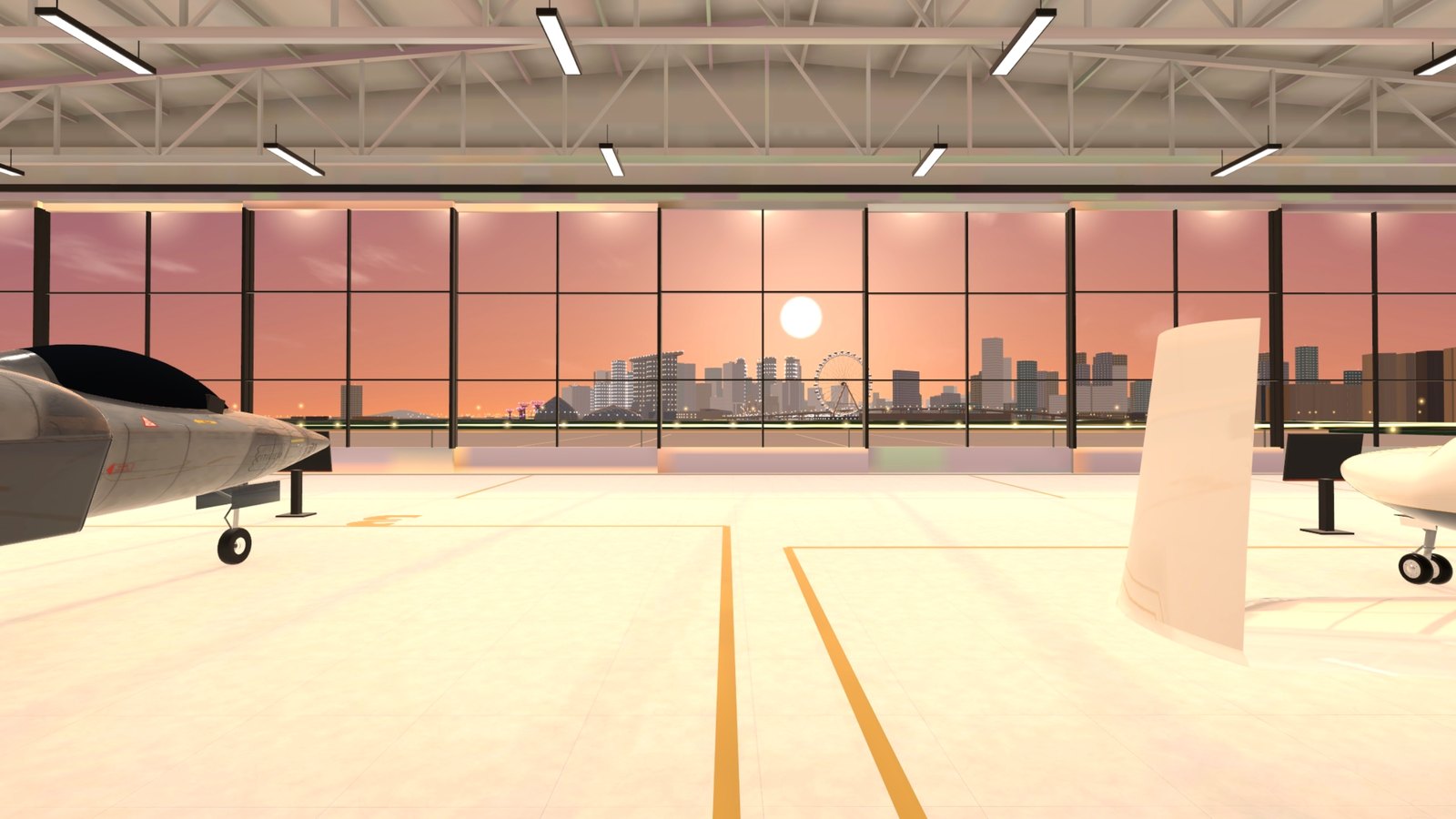 Your glass hangar on Marina Bay