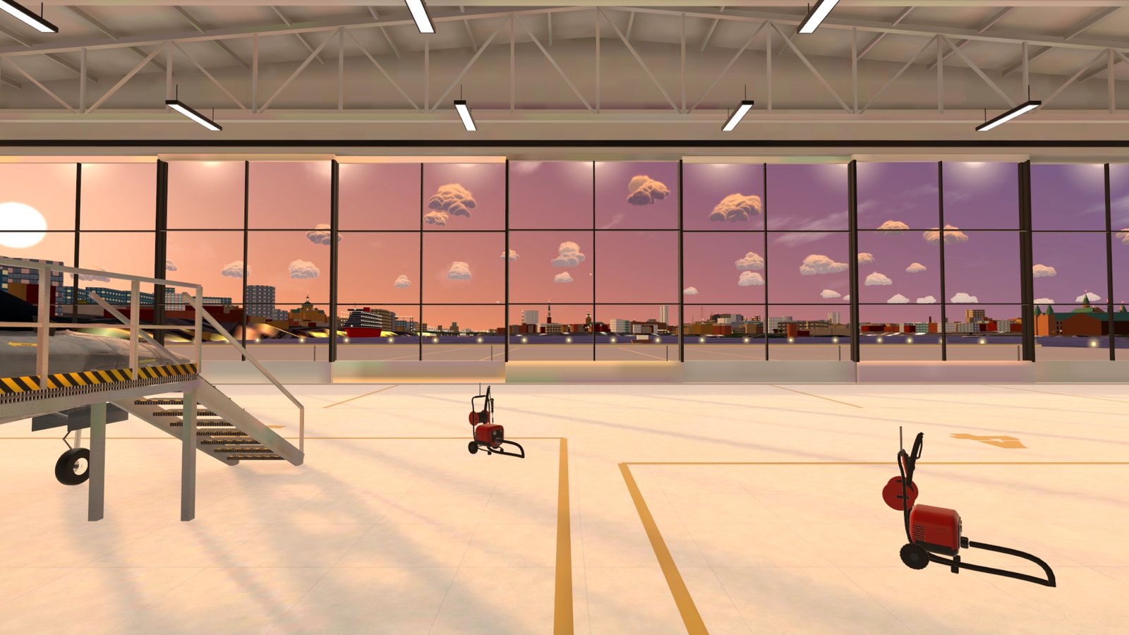 Your glass hangar on Saltsjön at golden hour