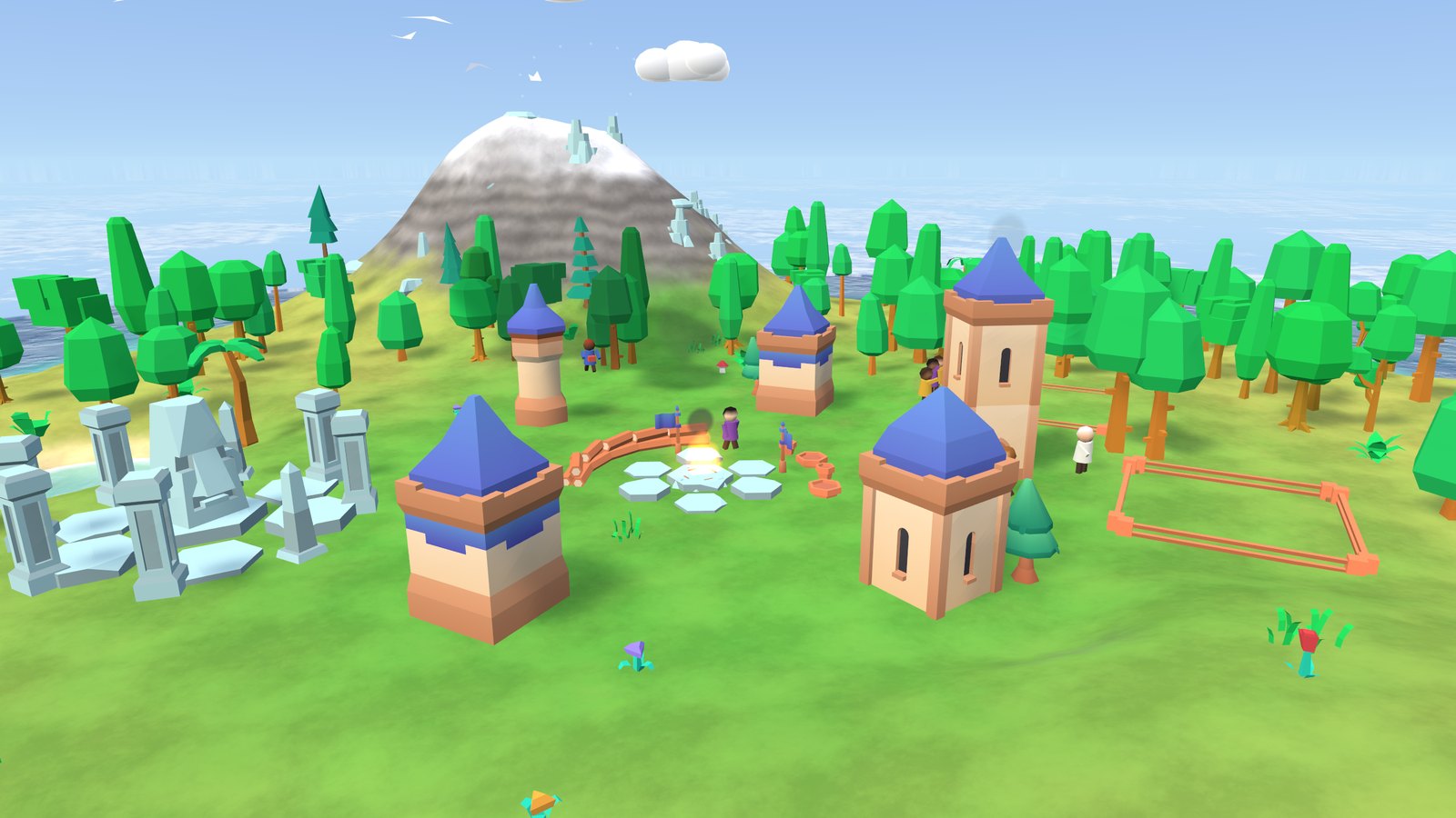 The Kingdom: towers around the stone circle