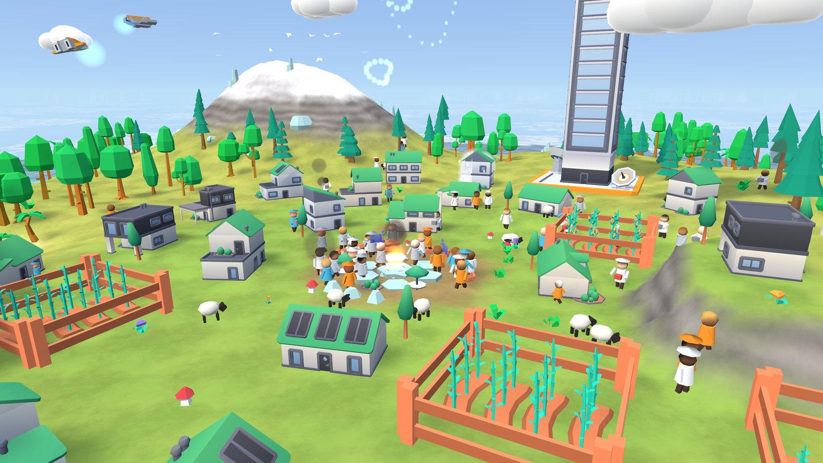 The Space Age town with the rocket tower