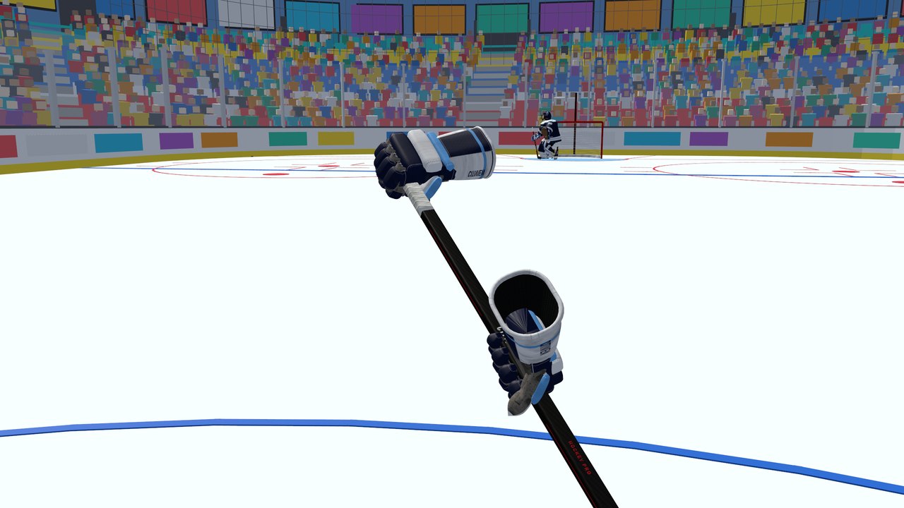 Your gloves and stick