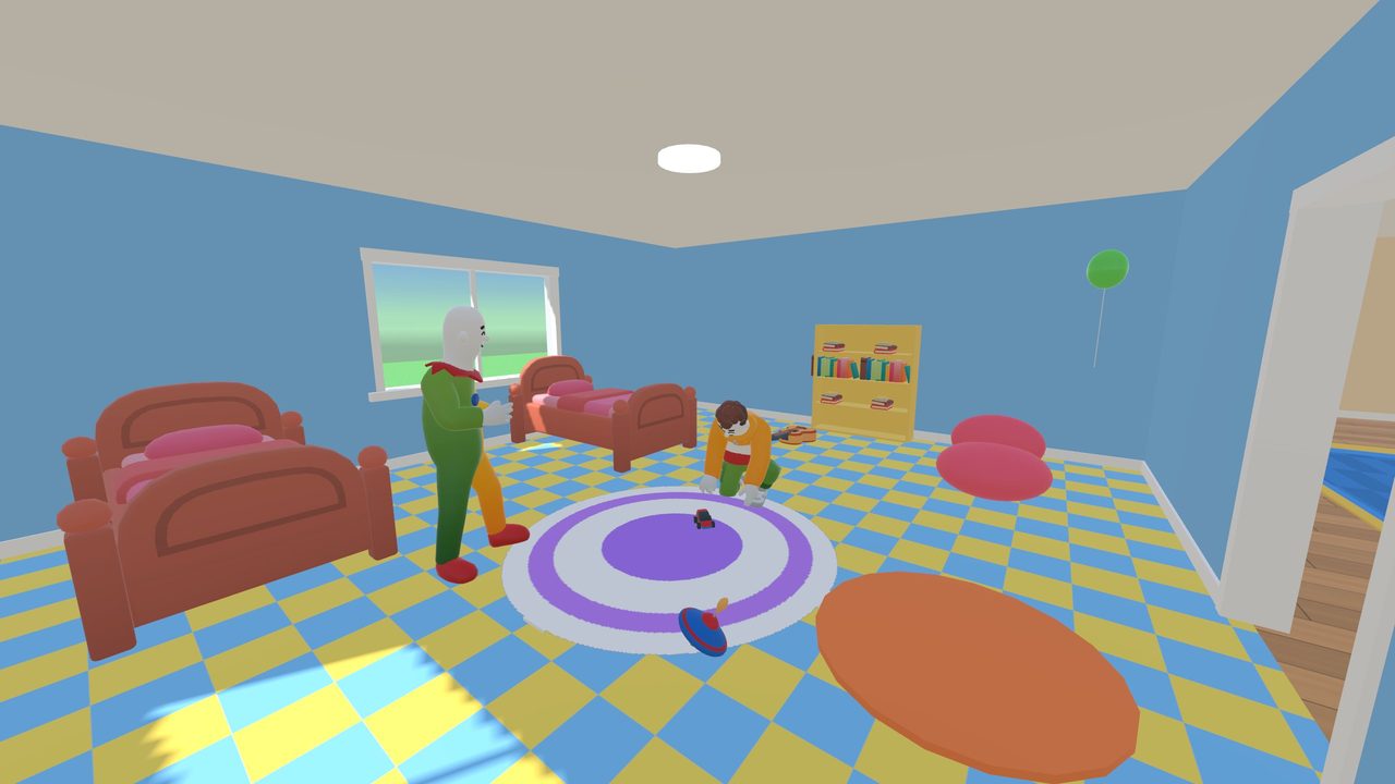Guests playing in the upstairs kids' room
