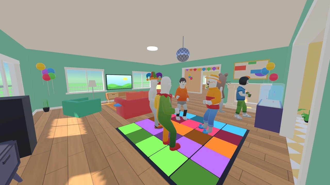 The living-room dance floor