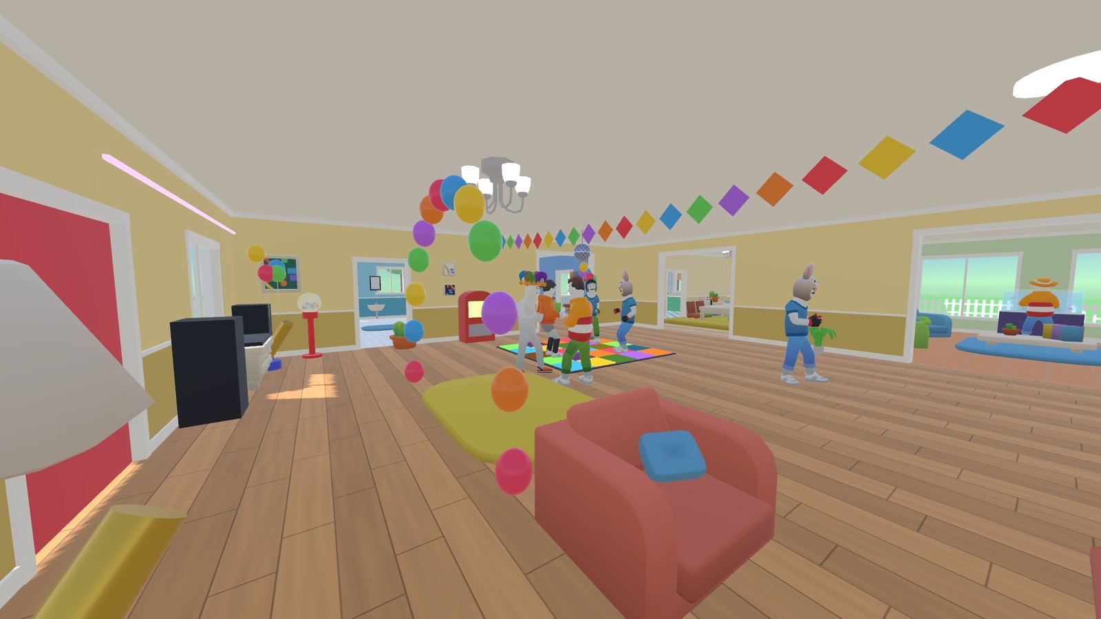 The great lounge and its dance floor