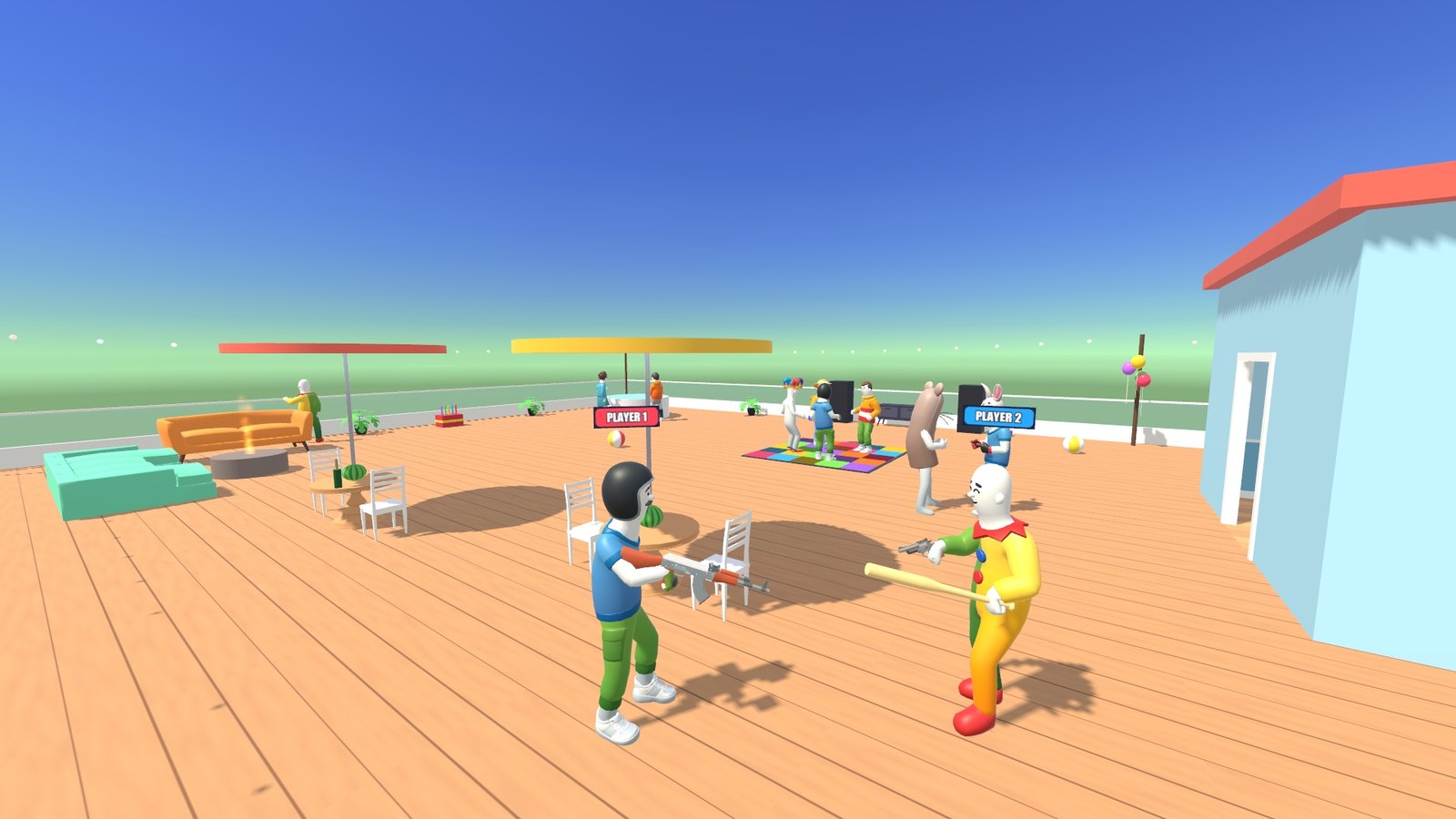 The rooftop party