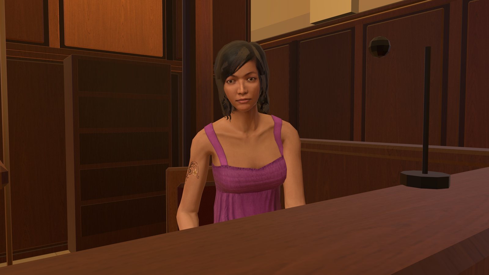 A witness takes the stand