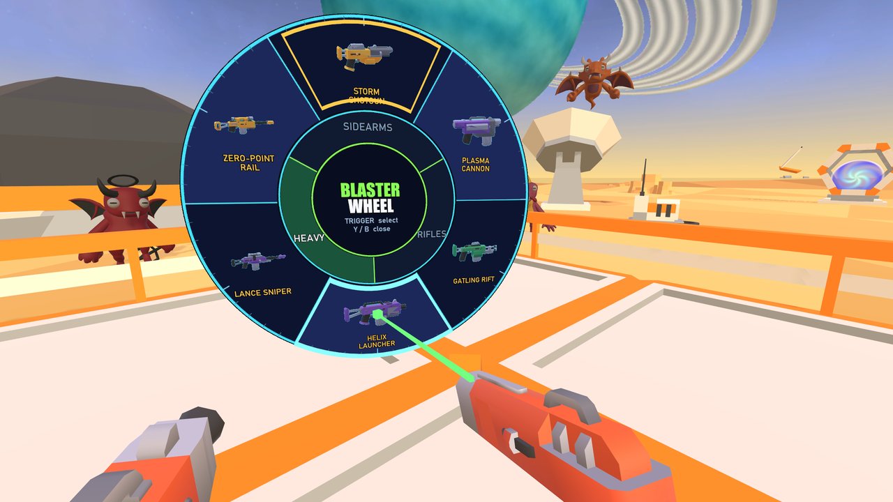 The circle blaster wheel