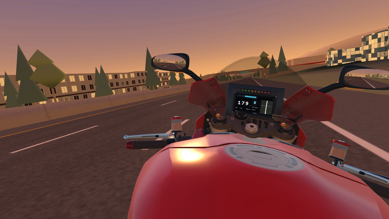 Flat out on the Upper Levels Highway