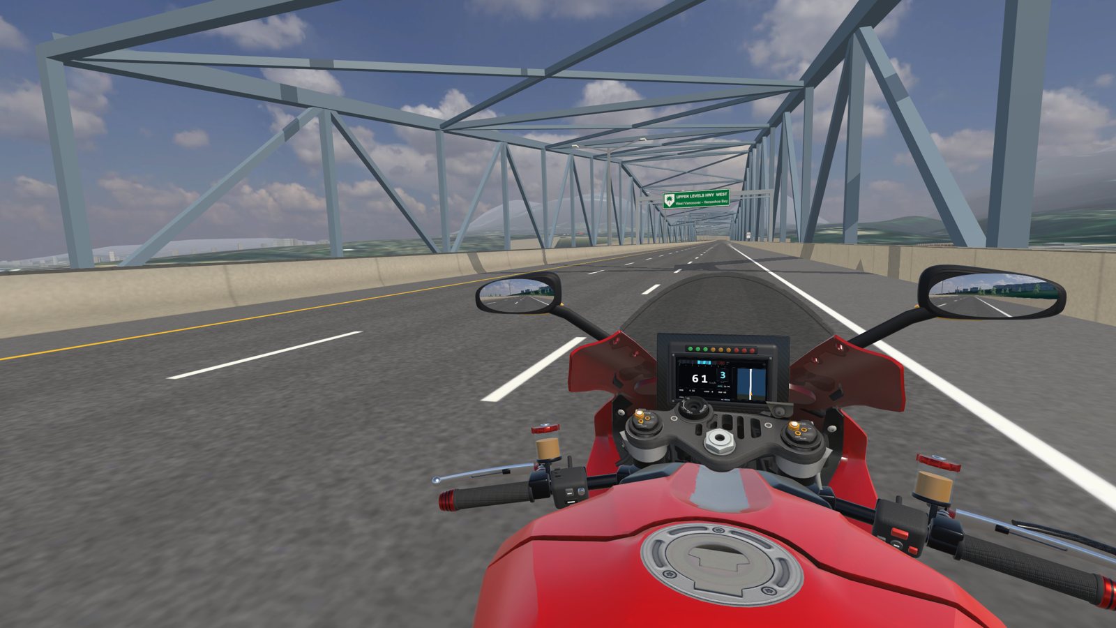 Through the Ironworkers Bridge truss