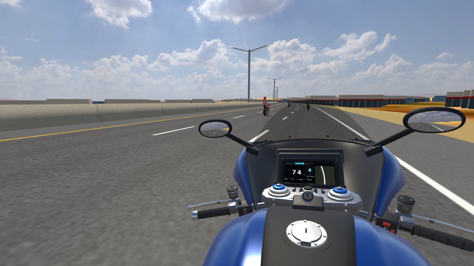 I-11 to Henderson in the sun