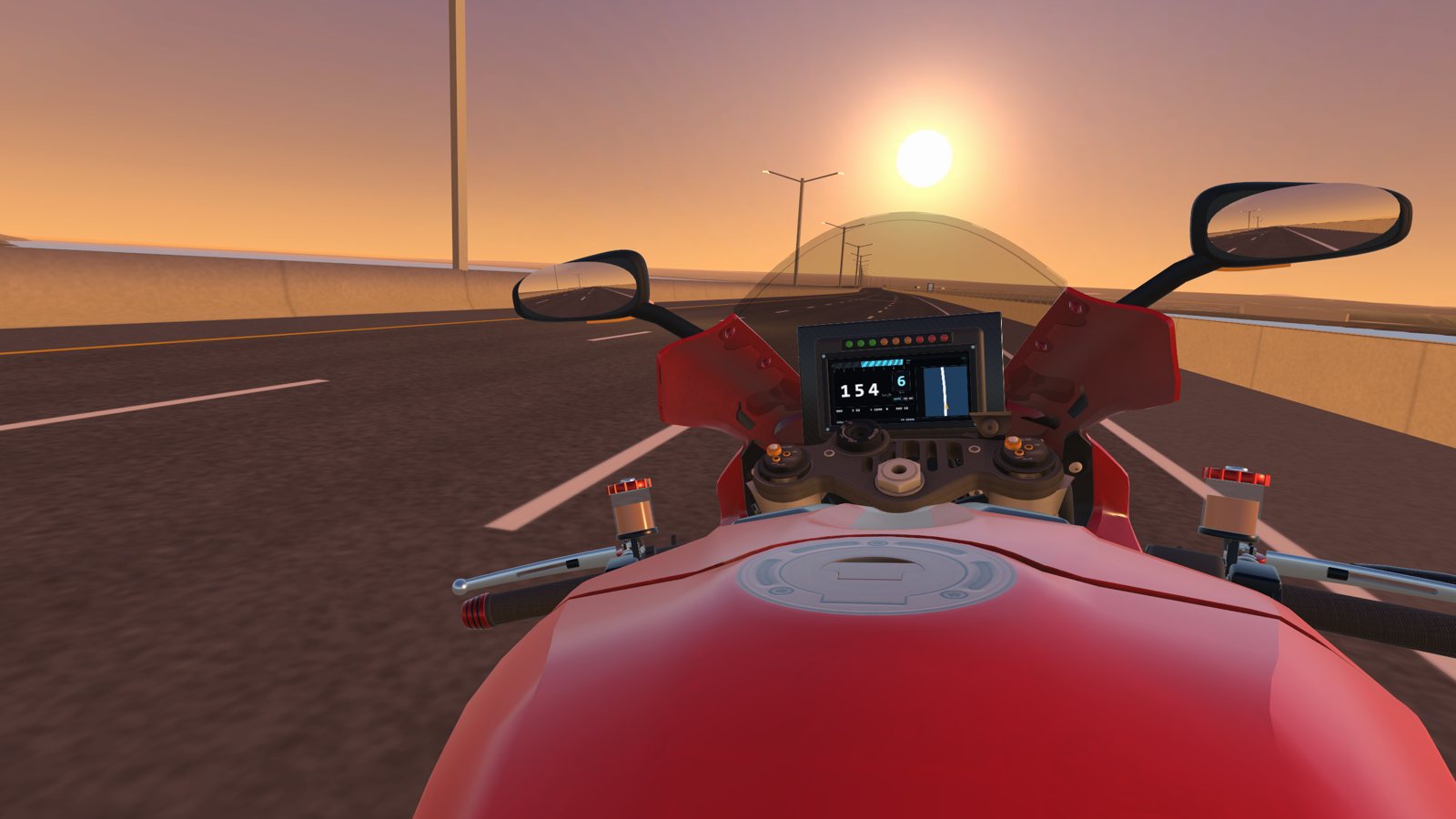 Flat out over the Glenn Jackson Bridge