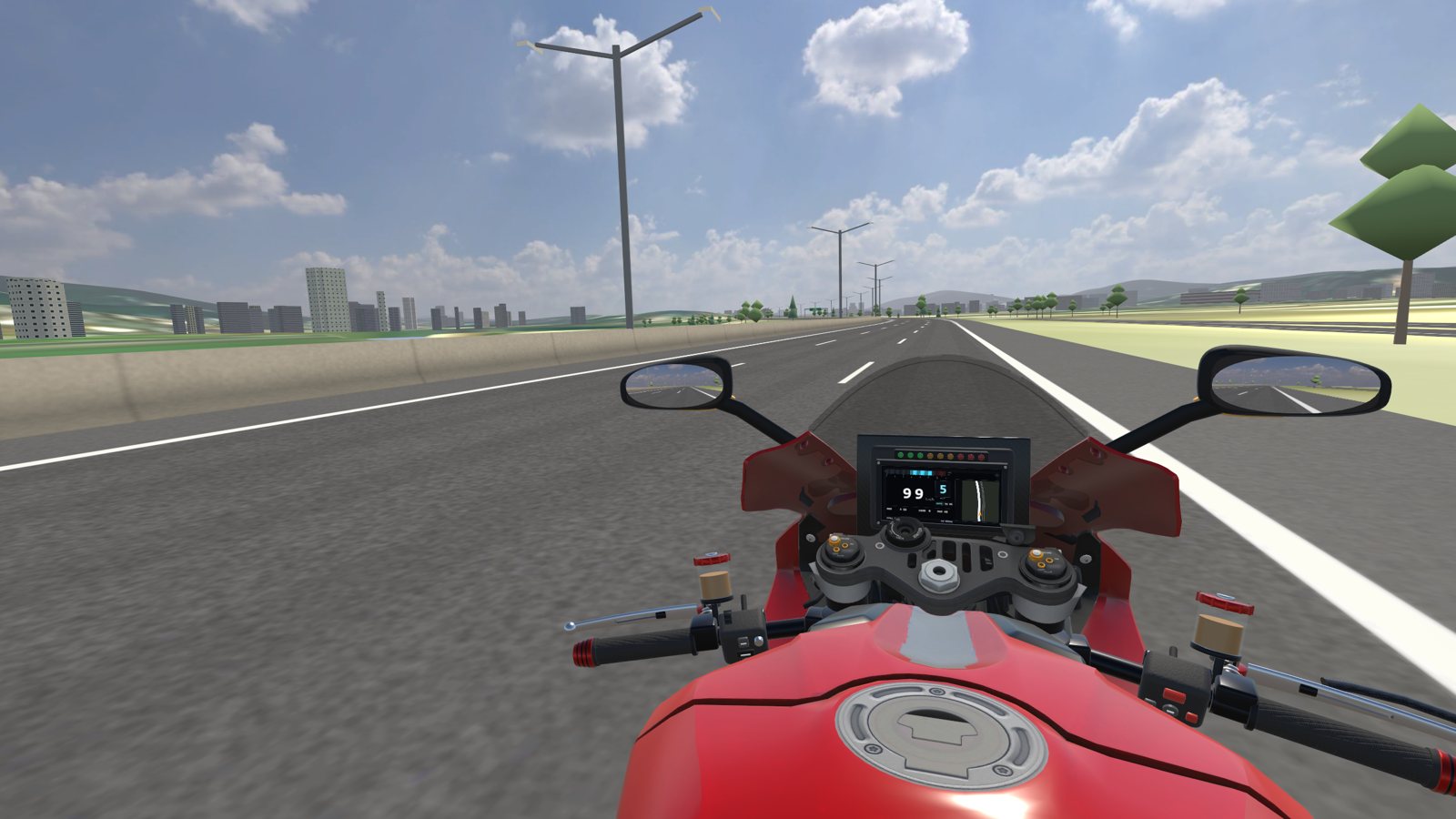 Freeway 1 in the sun