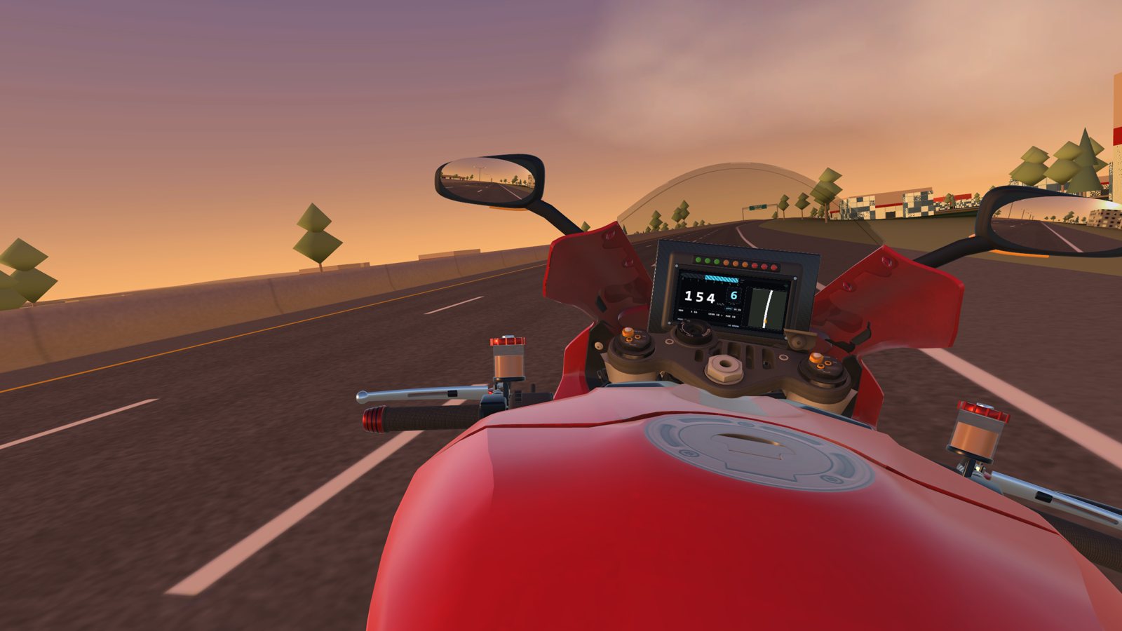 Flat out on the Zoo Freeway