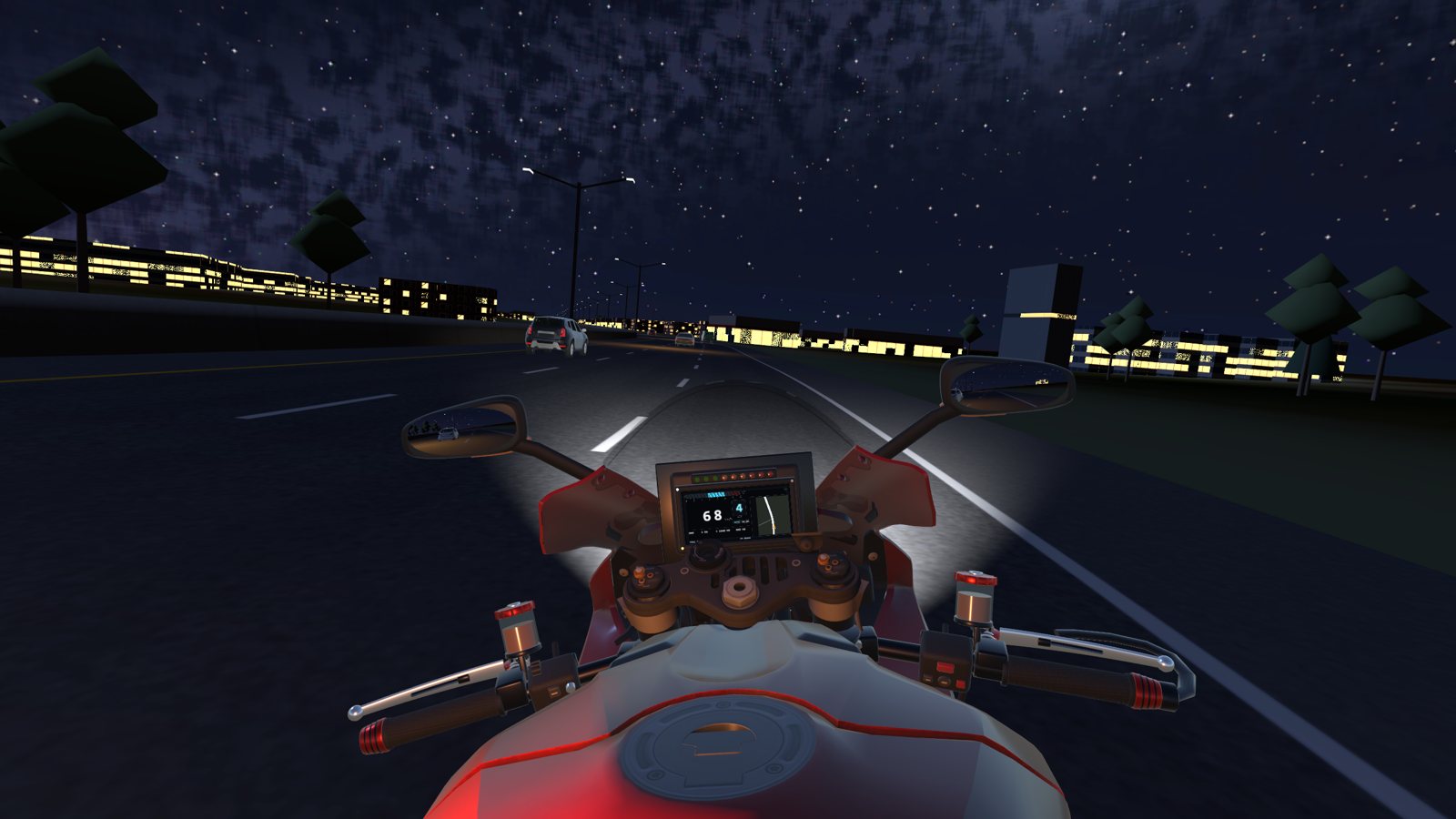 Night on Dell Range Boulevard