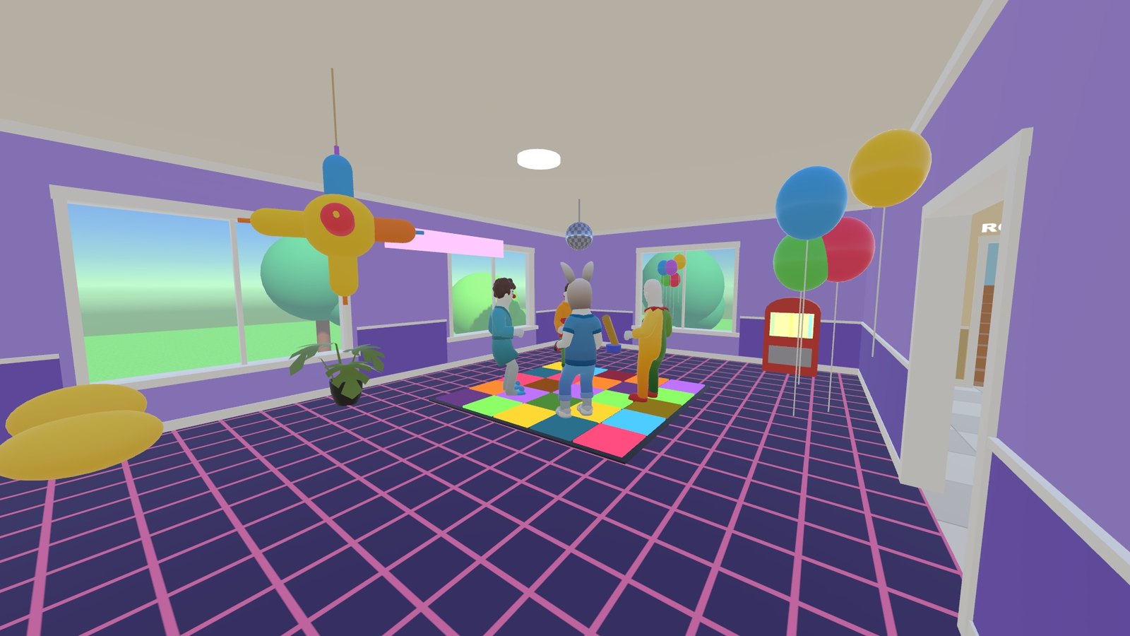 The party zone on the executive floor