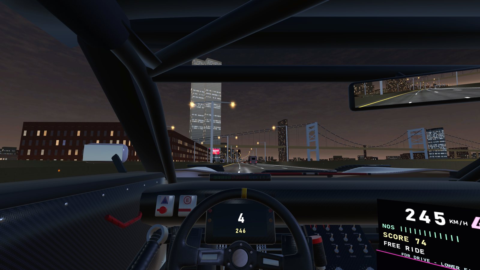 The FDR Drive with the Manhattan Bridge ahead