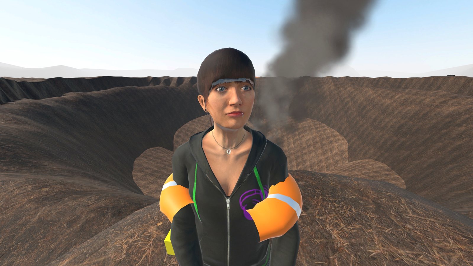 Reeling up with a volcanologist strapped on