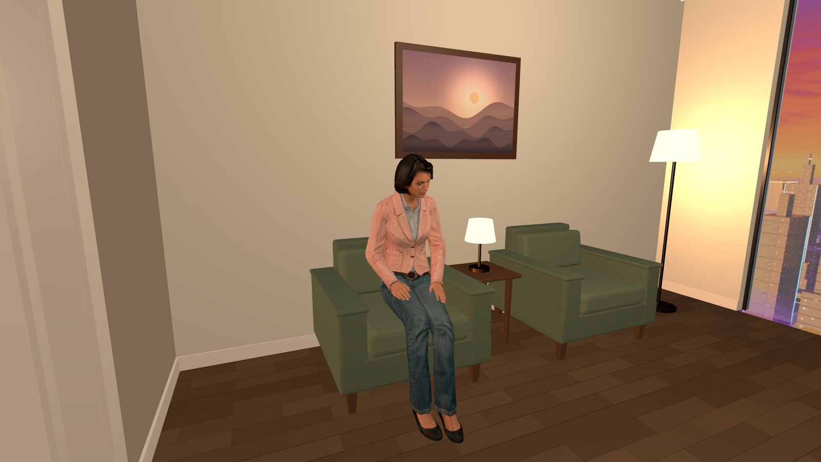 The waiting room