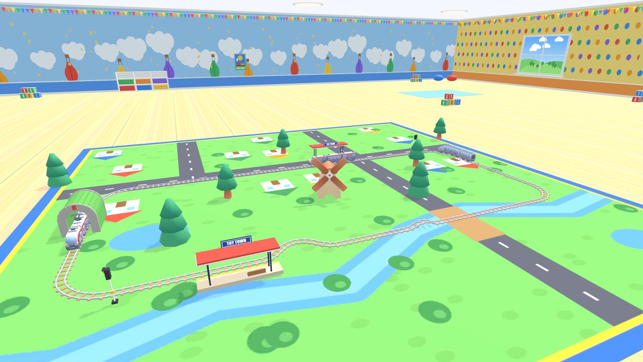 The Big City layout in the kids room