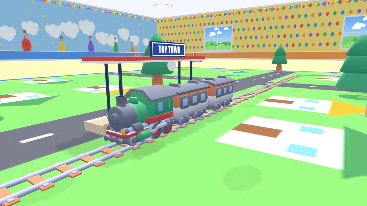 A steam train pulling into the station