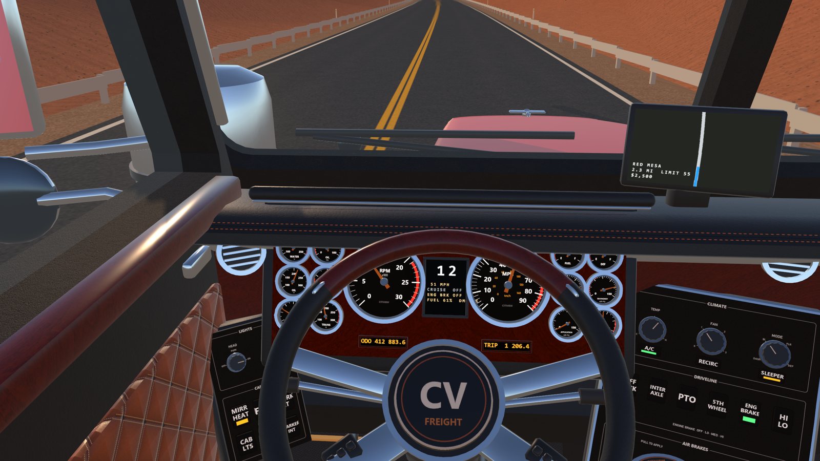 The walnut dash and fourteen gauges